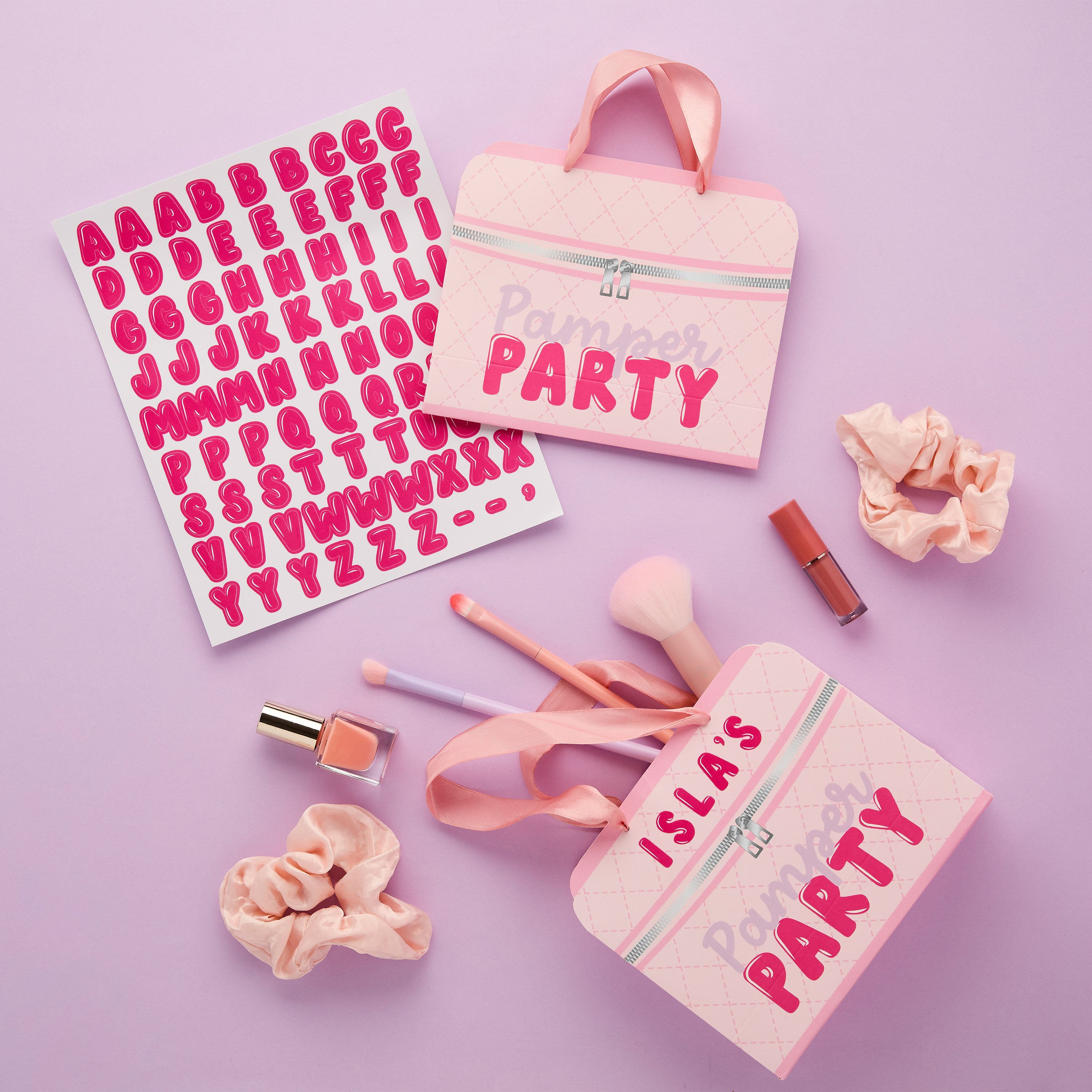Vanity Case Customisable Party Bags - Pack of 5 Spoil your guests wi