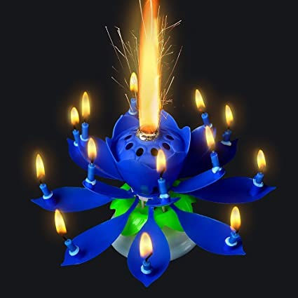 Musical flower cake fountain, various colours available