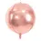 Thumbnail: Foil Balloon Ball, 40cm, rose gold
Metallic foil balloon Ball, rose gold, height
