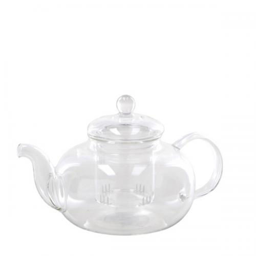 Glass teapot with filter 20x12x12h 0.80l