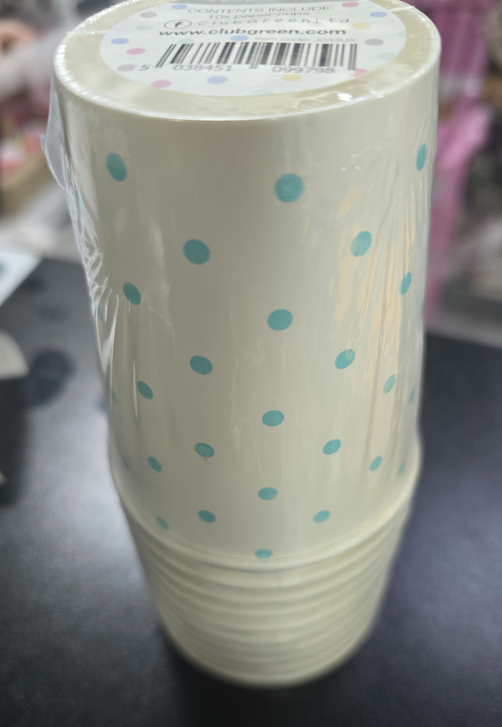 Blue 'Ready To Pop' Food Cups - Pack of 10