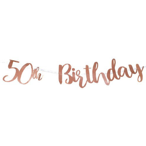 Thumbnail: Birthday Rose Gold Age/ Letter bunting, 18th, 21st, 30th, 40th, 50th
