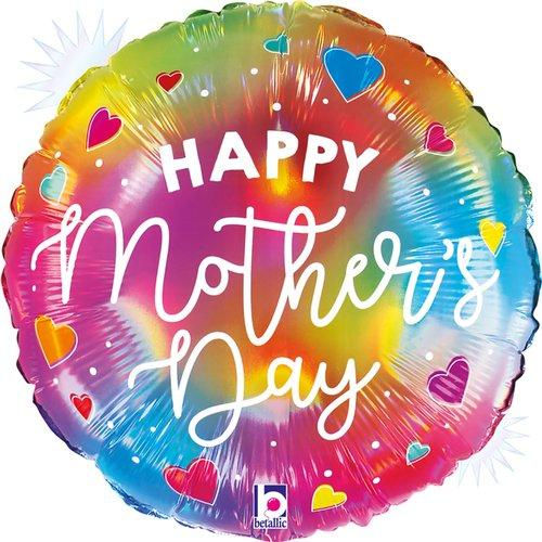 Happy Mothers Day Colourful 18" Foil Balloon