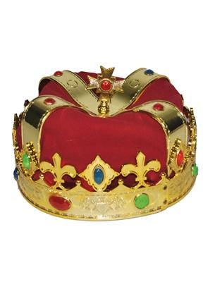 CROWN KING WITH RED FABRIC
