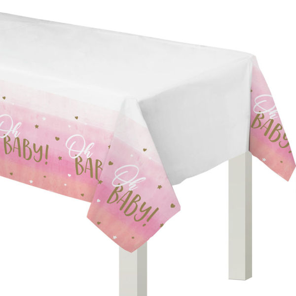 Tablecover Oh Baby Girl Plastic 137 x 259 cm