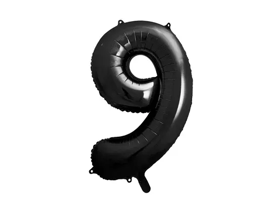 Thumbnail: Black 34” Number Foil Balloon (each)