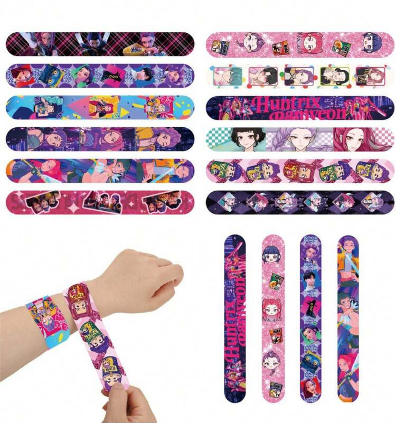 KPop Demon Hunters Slap Bracelets (each)