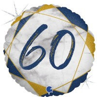 Thumbnail: Foil Balloon, Blue Marble Mate 18" (each)