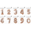 Thumbnail: Small Foil Number Balloon 32cm / 14" air fill only 1 single number / 1pkt