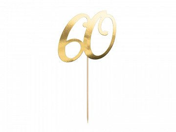 Thumbnail: Cake topper  gold, 21cm