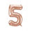 Thumbnail: Rose Gold 34” Number Foil Balloon (each)