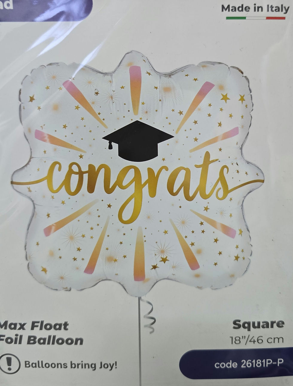Congrats Graduation foil balloon 18"