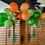 Thumbnail: Balloon Arch / Garland including Green Leaves, 1.5metre
