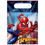 Thumbnail: Spiderman Party Bags, plastic, assorted designs, 6pcs/ 1pkt 