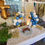 Thumbnail: Holy Communion Party Set Up, Chrome, Shades of Blue and White, Foil Balloons