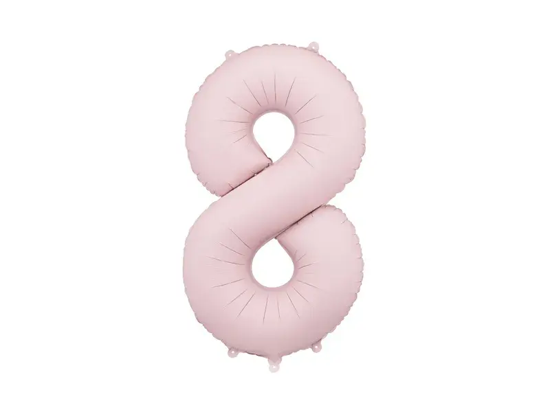 Thumbnail: Matte Pastel Pink  34” Number Foil Balloon (each)