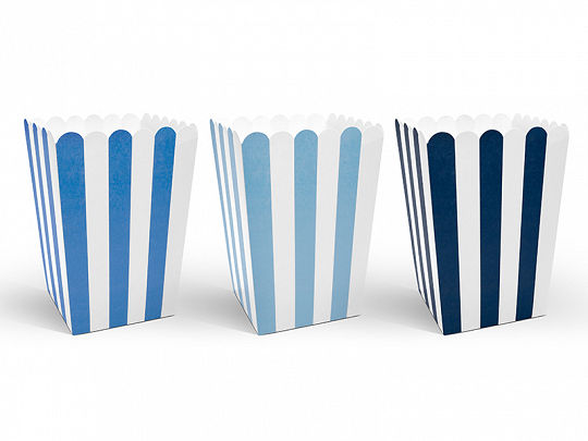 Little Plane Decorative Boxes for Popcorn 7.5 x 7.5 x 12.5 cm 6pcs / 1pkt