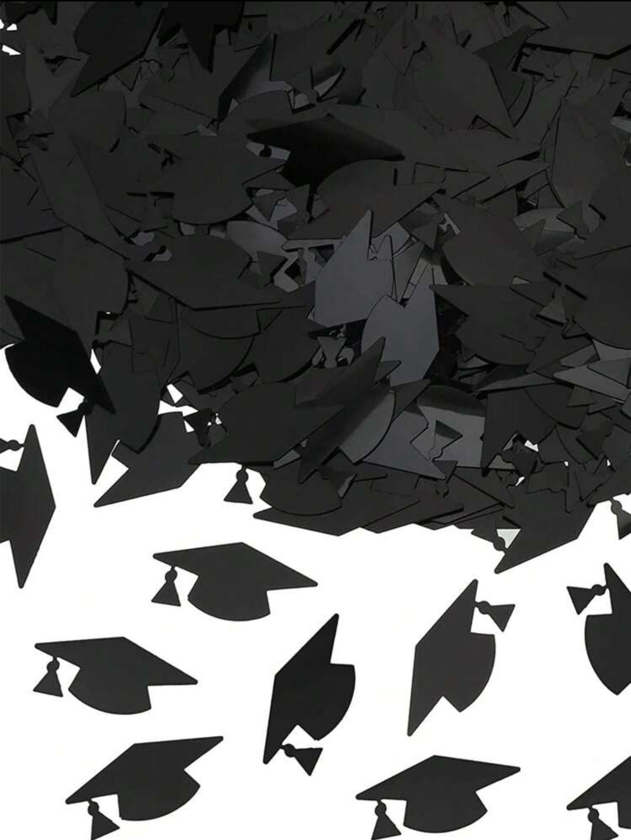 Graduation Black Confetti