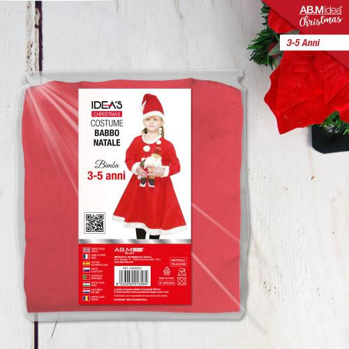 Santa Girl Costume 2-3 years