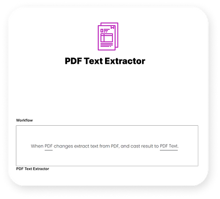 PDF Text extractor
