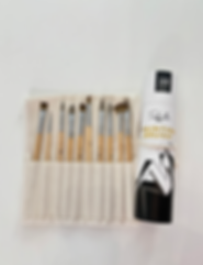 seduta 10pc natural hair brush set