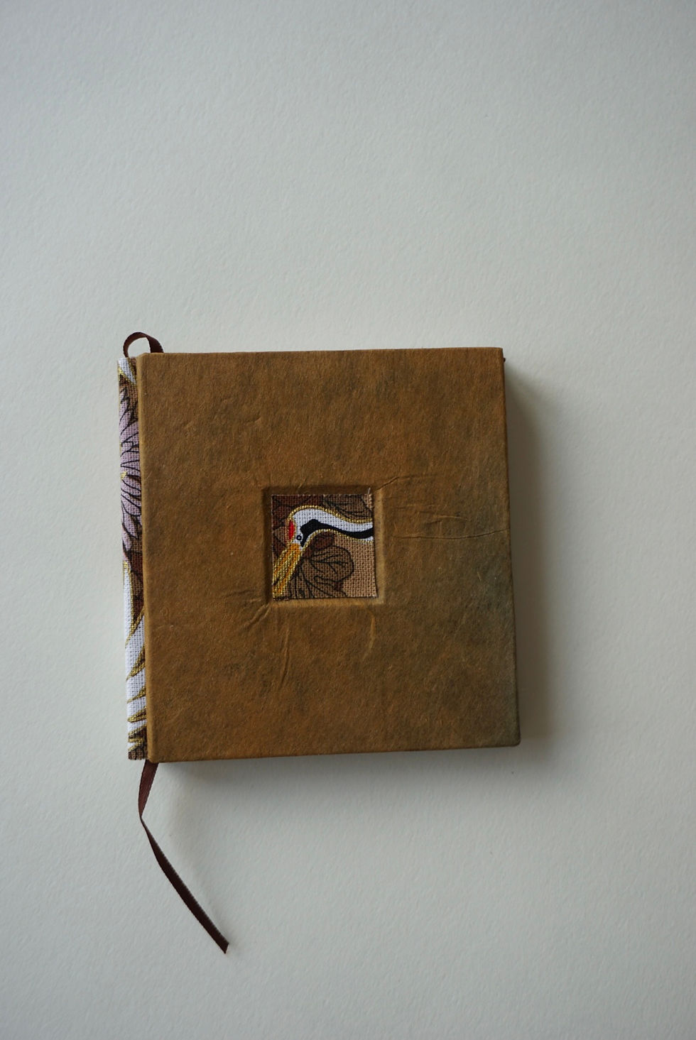 Thumbnail: 3.5"x3.5" hardcover, soft spine notebook - brown ombre