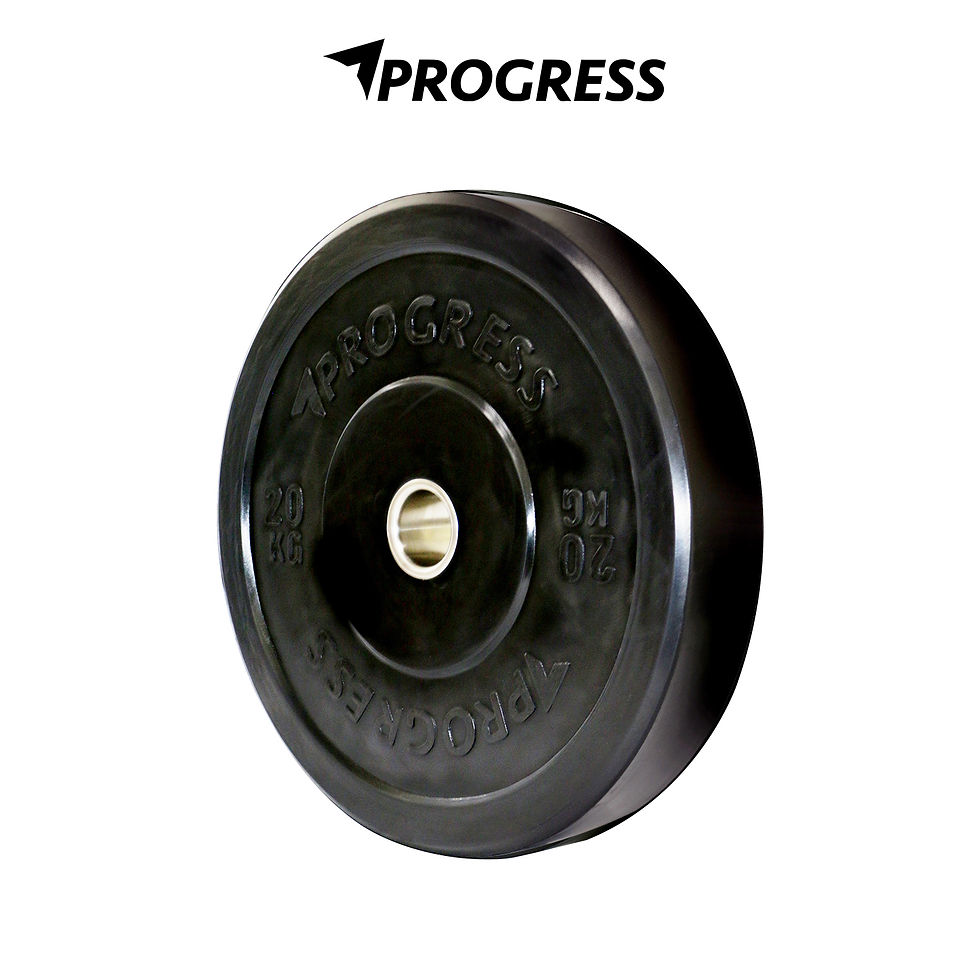 Thumbnail: Progress Olympic Bumper Plate - Black Pairs