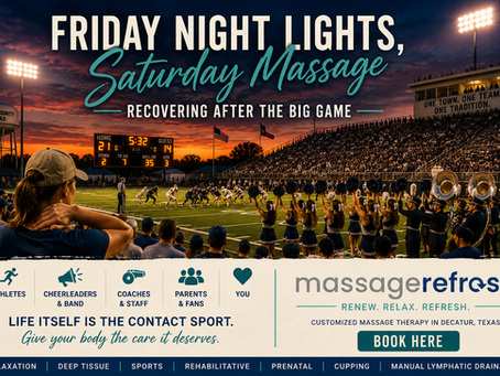 Friday Night Lights, Saturday Massage: Recovering After the Big Game