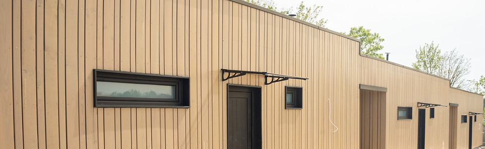 Fassade in der Umsetzung