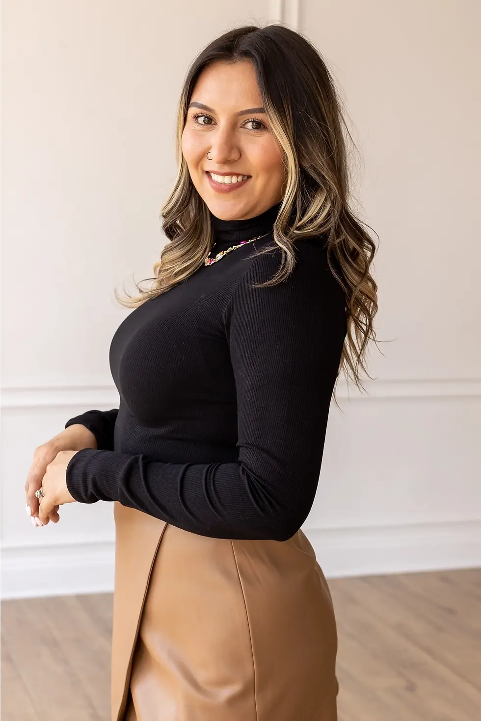 Gia Fitted Turtleneck