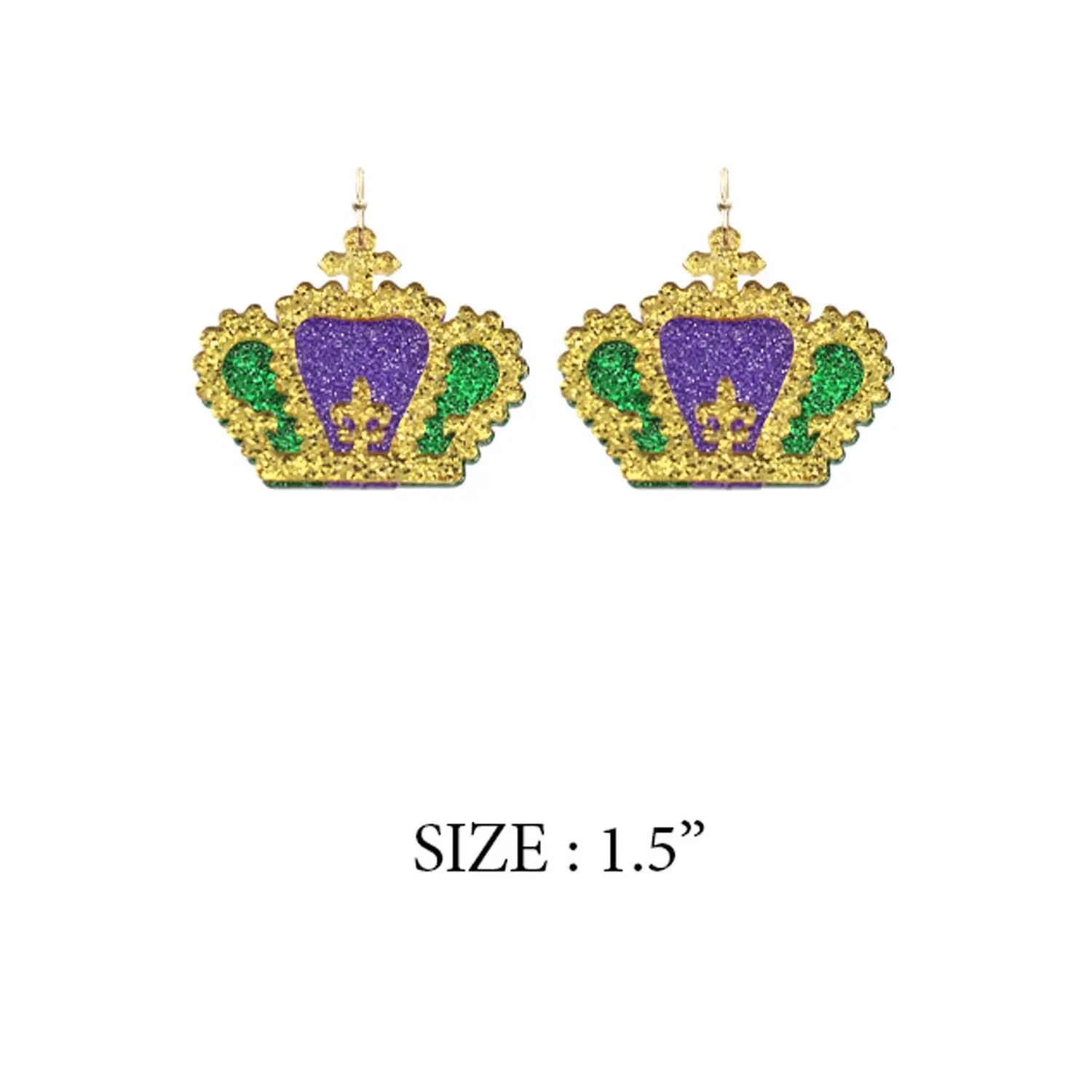 Mardi Crown Earrings
