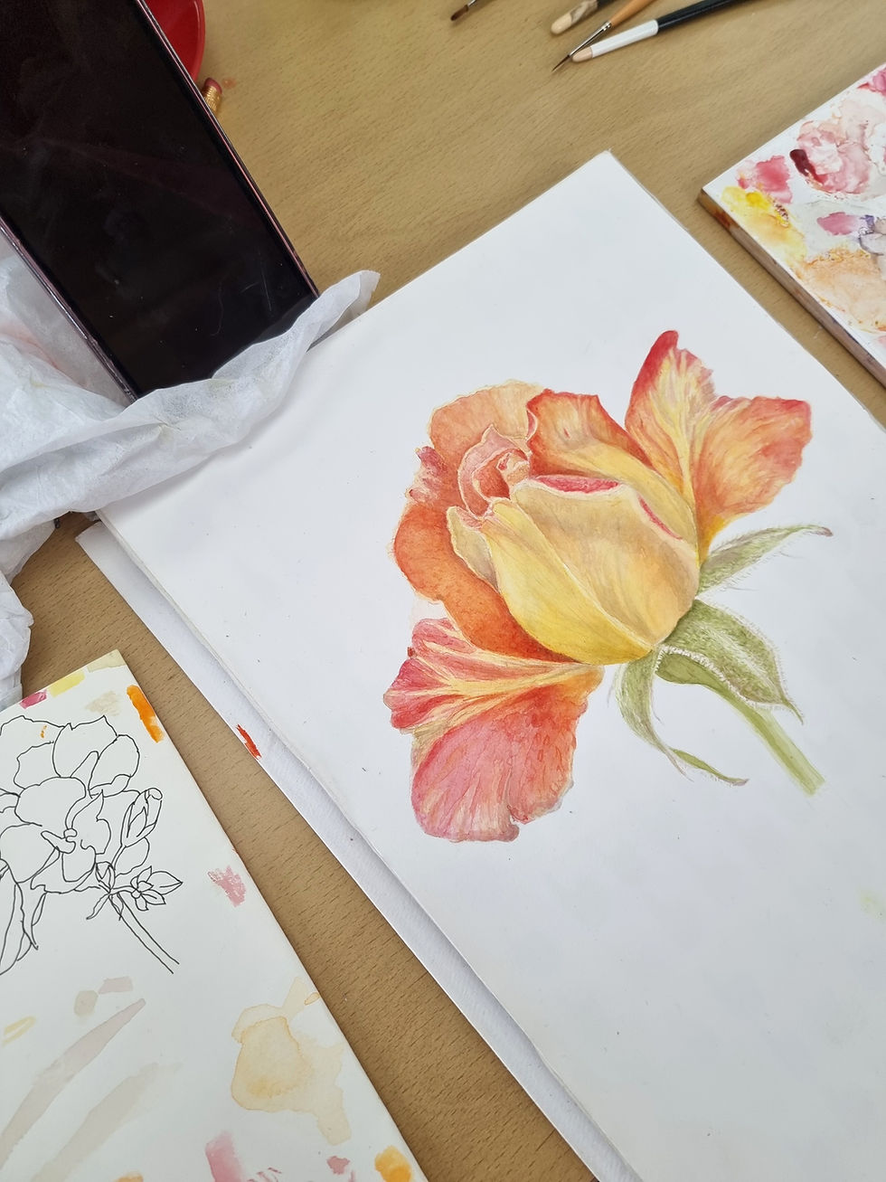 Rose by Tracey with Jackie Isard