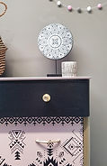 Retro mid centruy moders pink drawers by Feral Furniture Prima Furniture Transfer 11.jpeg