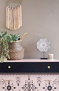 Boho style upcycled drawers by Sandy Campbell artist