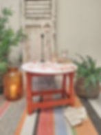 Thumbnail: Side Table, Occasional Table, Coffee Table with Lobster Decoupage Design