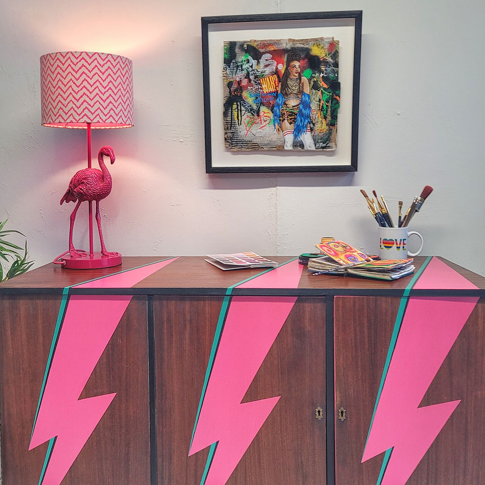 Thumbnail: Desk - Home Office - Retro - Bowie - Sideboard
