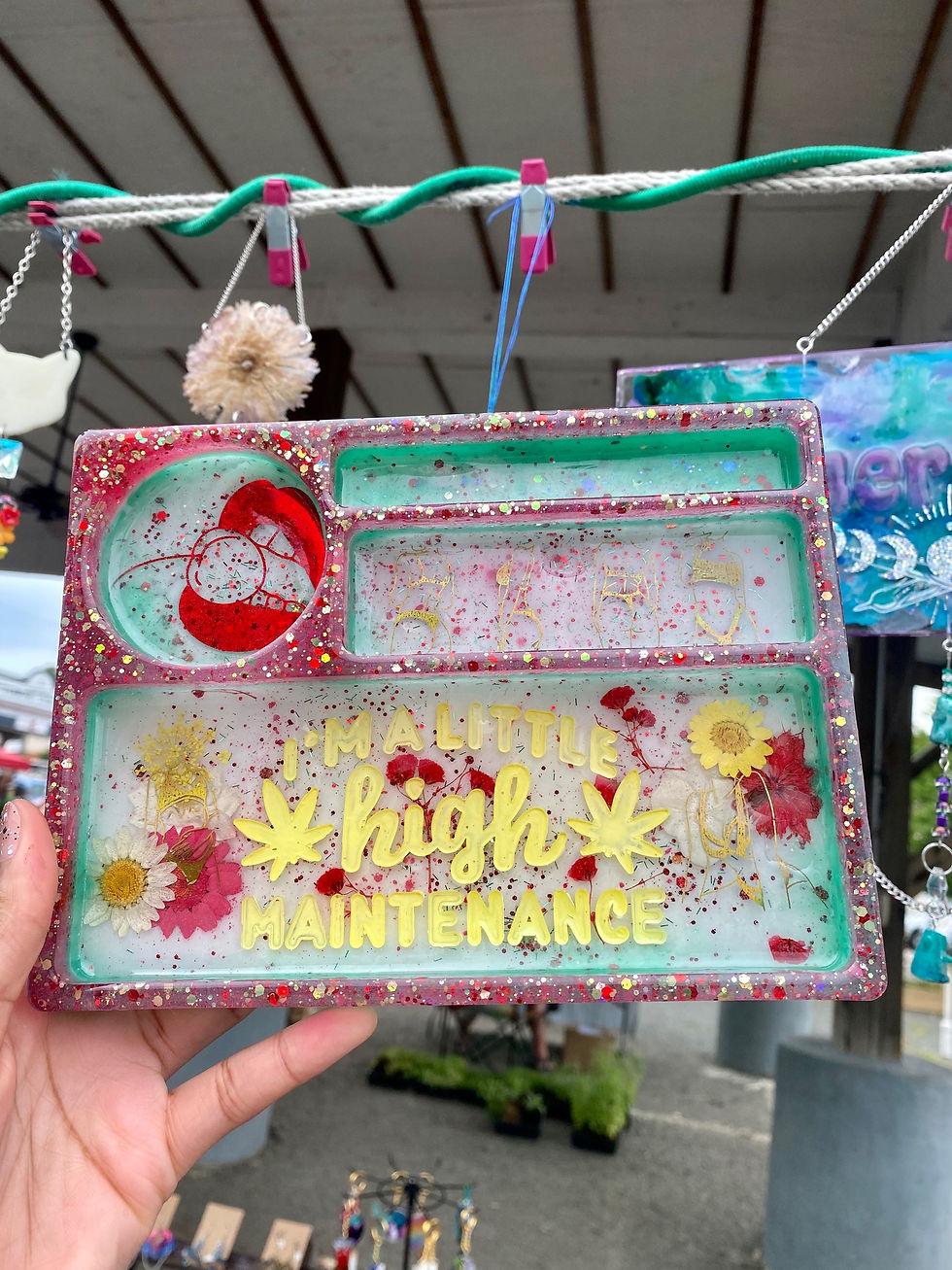 Thumbnail: High Maintenance rolling tray *made to order* 