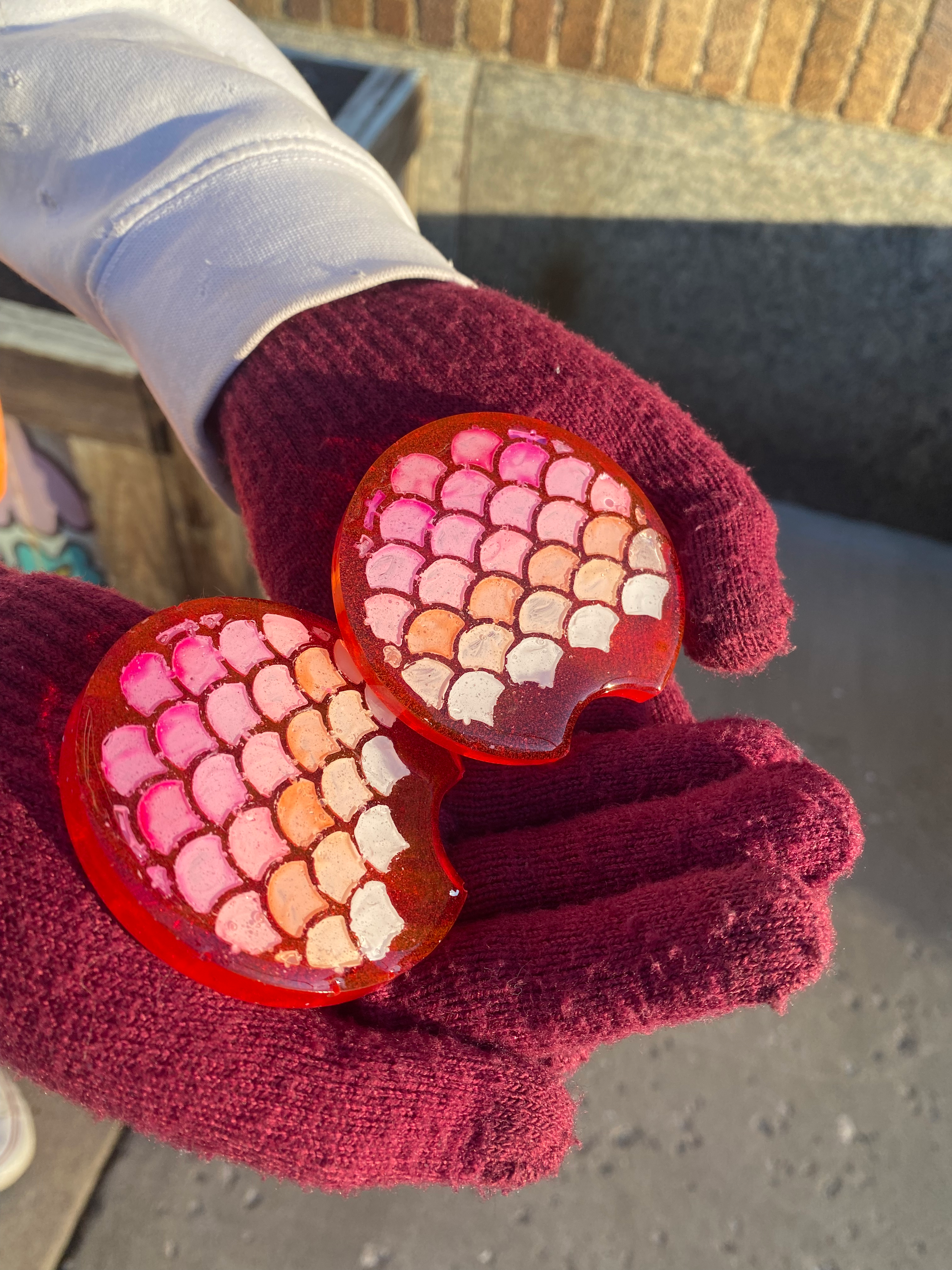 Car Coasters (2/pair) *MADE TO ORDER* 