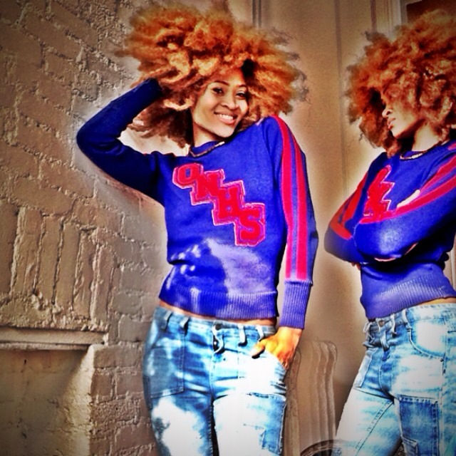 vintage college sweater