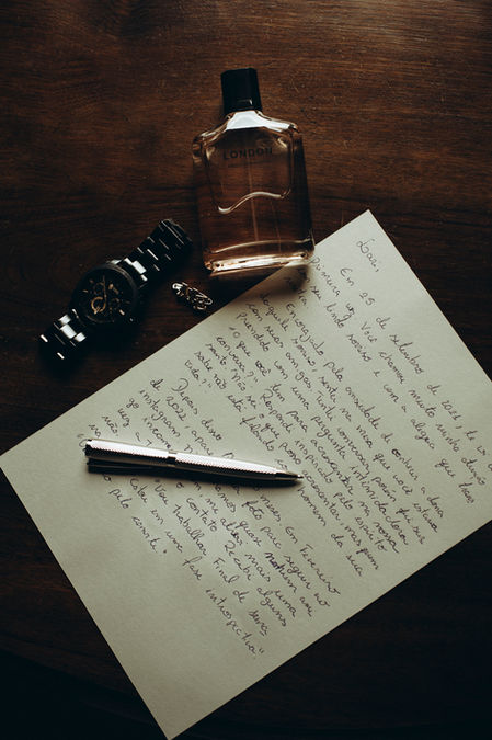 perfume and bride's vow detailed portrait