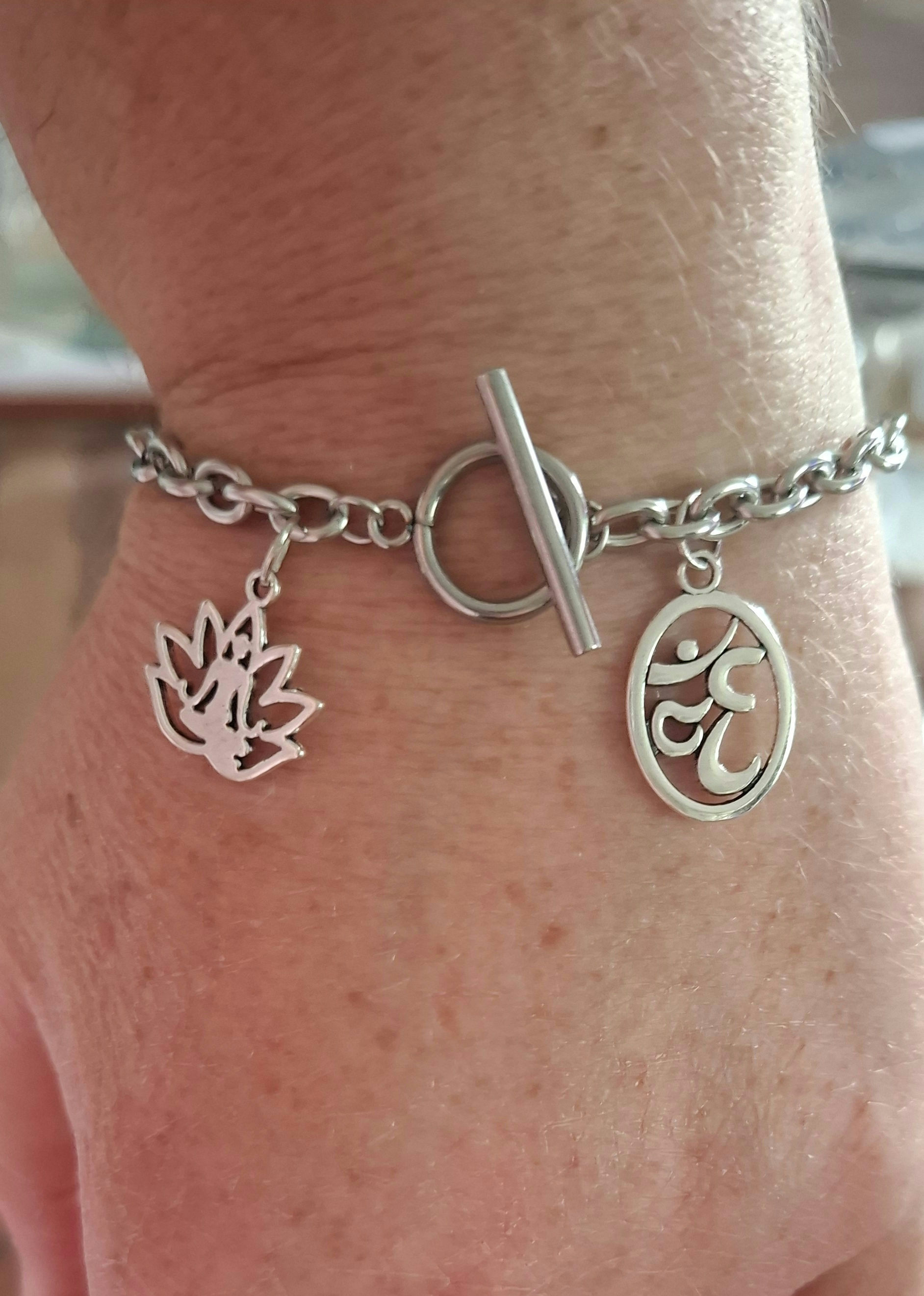 Bracelet Om et lotus