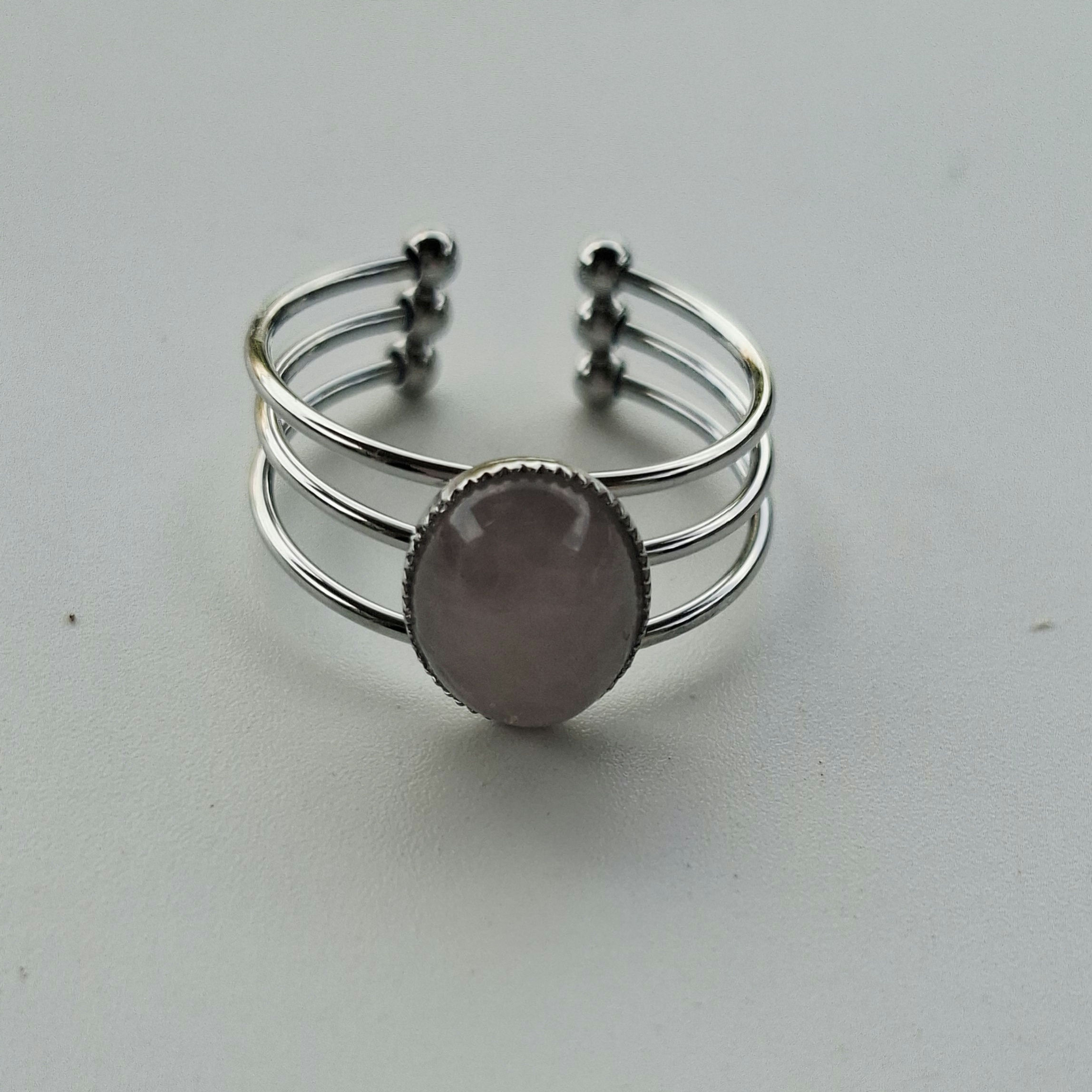 Bague Quartz rose