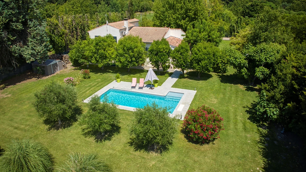 Vue piscine