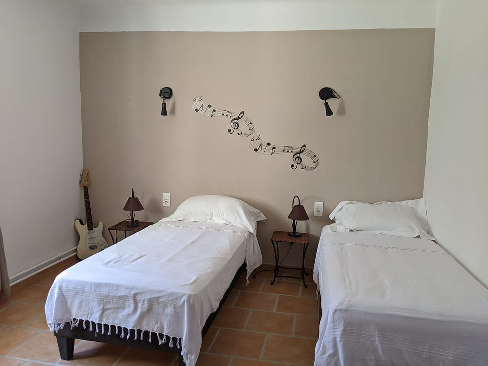 Chambre lits jumeaux