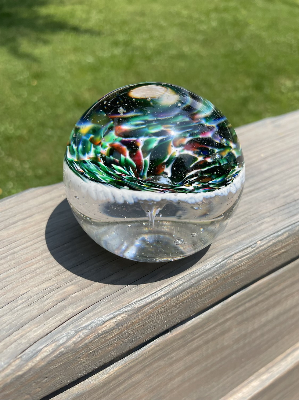 Handblown Glass Dragon Egg