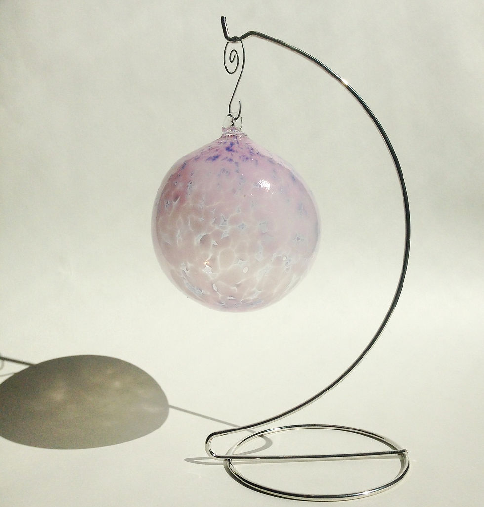 Thumbnail: Purple Handblown Glass Orb