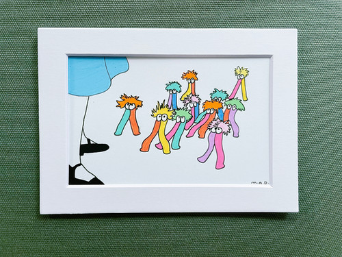 Don’t Step on the Mome Raths Drawing | M.A.D.