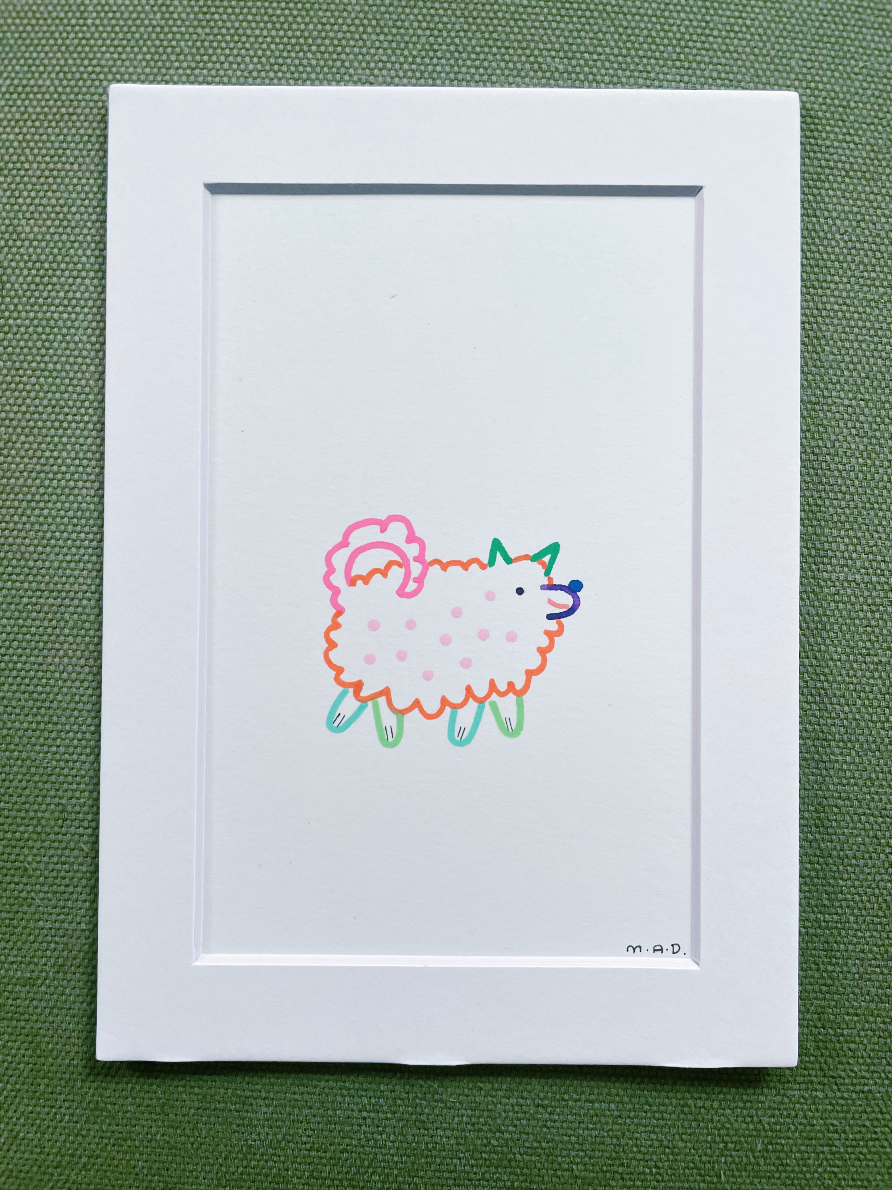 Abstract Pup Drawing
