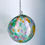 Thumbnail: Handblown Glass Ornament/ green multi