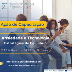A tecnologia faz parte da vida dos nossos jovens — mas o excesso de estímulos digitais pode aumentar a ansiedade e afetar o bem-estar emocional.

Neste webinar,  refletimos sobre como a tecnologia influencia a saúde mental e partilhamos estratégias práticas para promover um uso equilibrado e consciente.